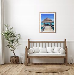 Ramka na zdjęcia 30x45 cm Ramki foto 45x30 brązowa