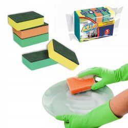 Zmywak kuchenny gąbka do naczyń komplet 5 sztuk