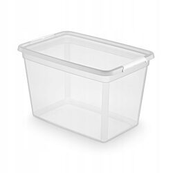 Pojemnik plastikowy pudło organizer pokrywa 60l