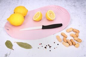 Deska do krojenia z ociekaczem plastikowa kuchenna