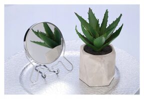 Lusterko do makijażu kosmetyczne stojące obrotowe 11,5 x 12,5