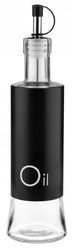 Butelka dozownik na olej ocet karafka czarny