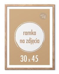 Ramka na zdjęcia 30x45 cm Ramki foto 45x30 brązowa