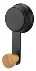 Wieszak łazienkowy na ręczniki haczyk czarny LOFT