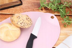 Deska do krojenia z ociekaczem plastikowa kuchenna