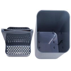 Organizer ociekacz na sztućce szary suszarka