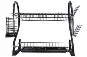 Suszarka do naczyń dwupoziomowa stojąca ociekacz