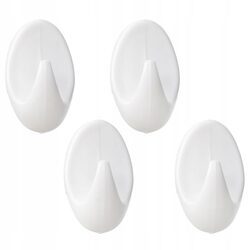 Haczyki samoprzylepne wieszaki łazienkowe 4 szt.