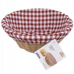 Koszyk rattan okrągły na pieczywo chleb 22 cm