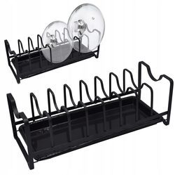 Stojak na pokrywki talerze ociekacz organizer taca