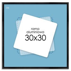 Rama aluminiowa czarna