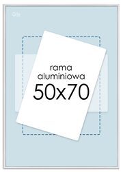 Rama aluminiowa srebrna B2