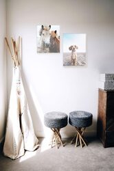 Rama aluminiowa srebrna B2