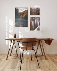 Rama aluminiowa złota