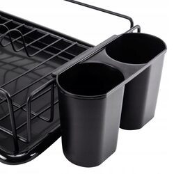 Suszarka do naczyń czarna ociekacz na naczynia