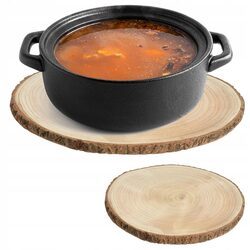 Plaster drewna plastry krążki drewniane podkładka ŚR.27,5-31 cm