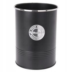 Ociekacz na sztućce organizer czarny metalowy