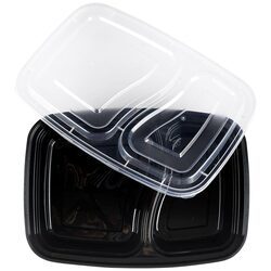 Pojemniki na żywność z przegródkami pokrywą 10 szt