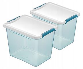 Pudełko pojemnik plastikowy organizer 2x 2,5l