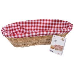 Koszyk rattan owalny na pieczywo chleb 31 cm