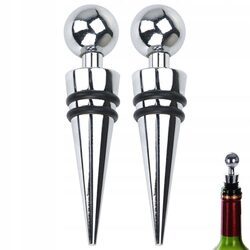 Zatyczka korek do wina butelek nierdzewny 2 szt