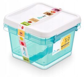 Pojemnik box pudełko plastikowe organizer 2x 3l