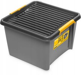 Pojemnik pudło organizer plastikowy pokrywa 25l