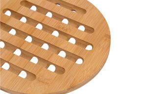 Podstawka pod garnek podkładka drewniana okrągła