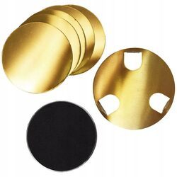 Podkładka podstawki pod kubek talerz złote 6 szt.