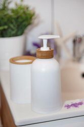 Kubek łazienkowy na szczoteczki biały ESPINO