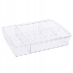 Organizer na kosmetyki rozsuwany pojemnik akrylowy