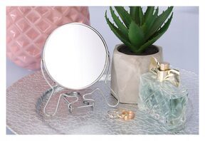 Lusterko do makijażu kosmetyczne stojące obrotowe 11,5 x 12,5