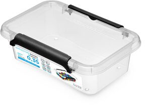 Pojemnik plastikowy z pokrywą organizer 0,35 l