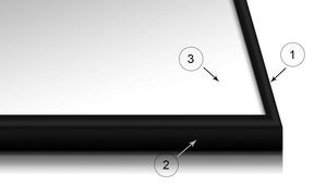 Rama aluminiowa czarna