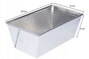 Blacha do pieczenia keksówka forma blaszka 20x12x8