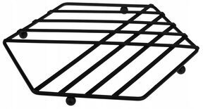 Podkładka podstawka metalowa pod garnek czarna