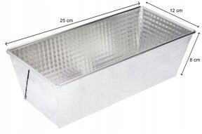 Blacha do pieczenia forma keksówka chleba 25x12x8