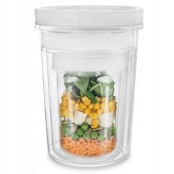 Pojemnik pojemniki na ZUPĘ zakręcany z uszczelką 1L