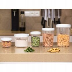 Pojemnik pojemniki na ZUPĘ zakręcany z uszczelką 1L