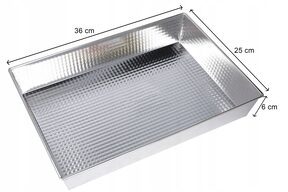 Blacha do pieczenia do ciasta prostokątna 36x25