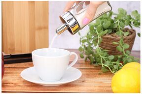 Cukiernica szklana cukierniczka z dozownikiem