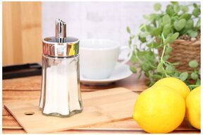 Cukiernica szklana cukierniczka z dozownikiem