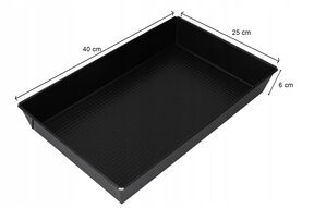 Blacha do pieczenia prostokątna duża 40x25x6