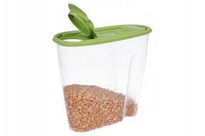 Pojemnik plastikowy na produkty sypkie mąka 1,5 l