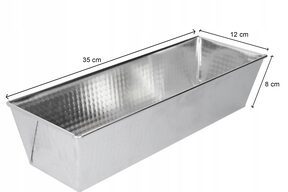 Blacha do pieczenia keksówka ciast chleba 35x12x8
