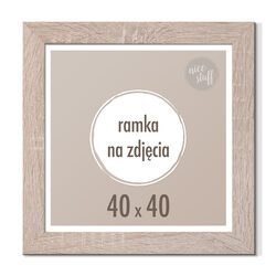 Ramka na zdjęcia 40x40 cm Ramki 40x40 dąb sonoma jasny brąz