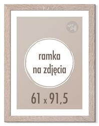 Ramka na zdjęcia 61x91,5 cm Ramki 91,5x61 dąb sonoma jasny brąz