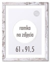 Ramka na zdjęcia 61x91,5 cm Ramki 91,5x61 sosna bielona