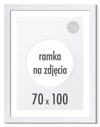 Ramka na zdjęcia 70x100 cm Ramki 100x70 biała