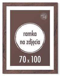 Ramka na zdjęcia 70x100 cm Ramki 100x70 wenge